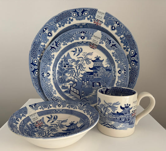 Willow Blue (No Gold Trim) by Burgess and Leigh (Burleigh)