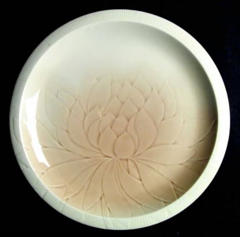 Floral Sculptures Peach by Franciscan China