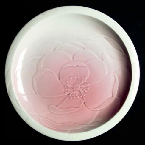 Floral Sculptures Pink by Franciscan China