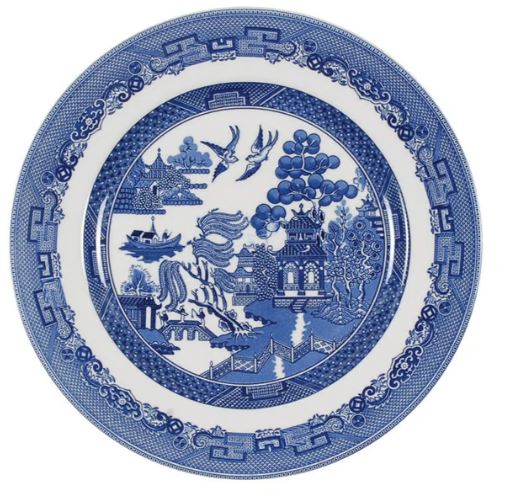 Willow Blue (Made in England, Earthenware, Newer) by Johnson Brothers China
