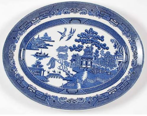 Willow Blue (Made in England, Earthenware, Newer) by Johnson Brothers China