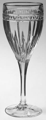 Christiana Platinum by Noritake Crystal