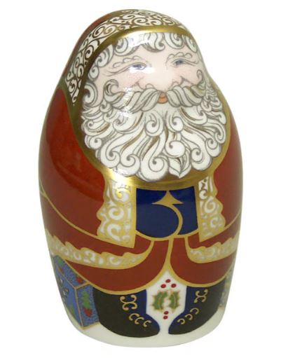 4 3/4" Santa Claus Paperweight by Royal Crown Derby