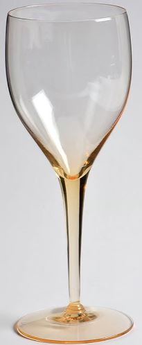 Revelation Amber (17702) by Tiffin/Franciscan Crystal