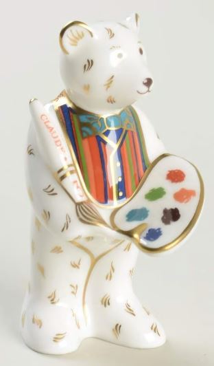 Artist Claude (Miniature Bear Collection) by Royal Crown Derby