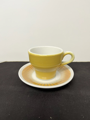 Gold Cup and Saucer Set by Jackson China